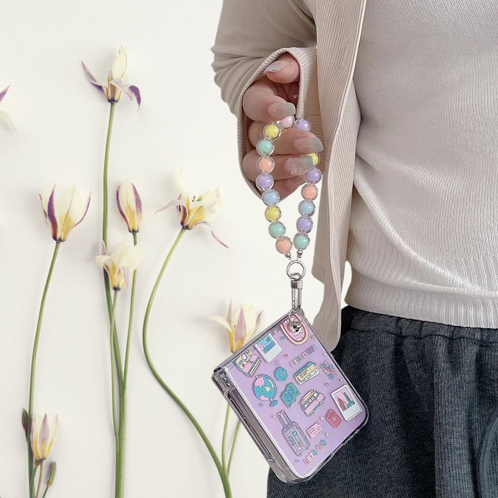 Samsung Galaxy Z Flip 3 Traveller Badges Case - lifestyle