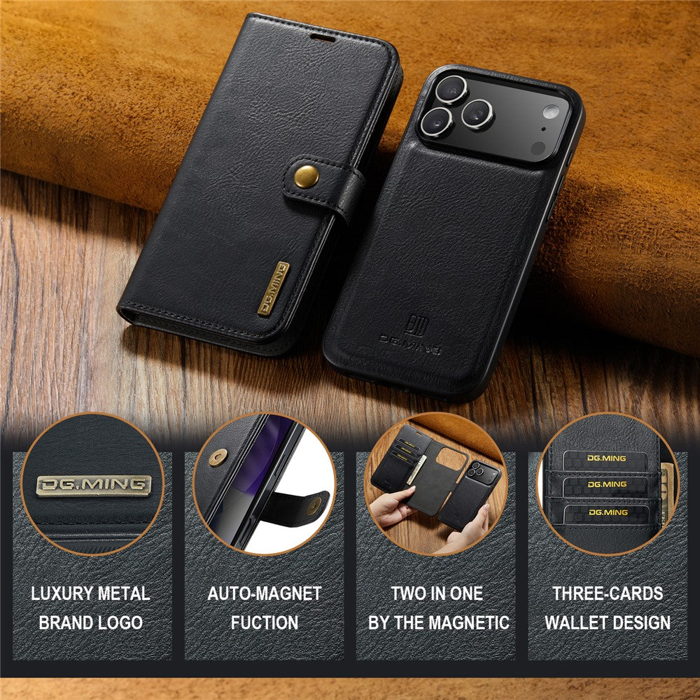 iPhone 17 Series Two-In-One Wallet Style Leather Flip Cover - lifestyle