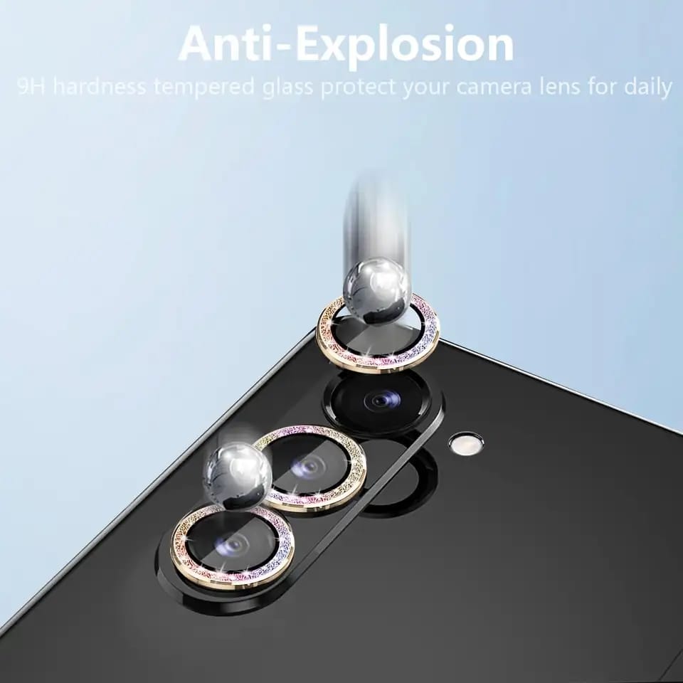 Samsung Galaxy Z Fold 5 Shining Colourful Camera Lens Protector - colour options