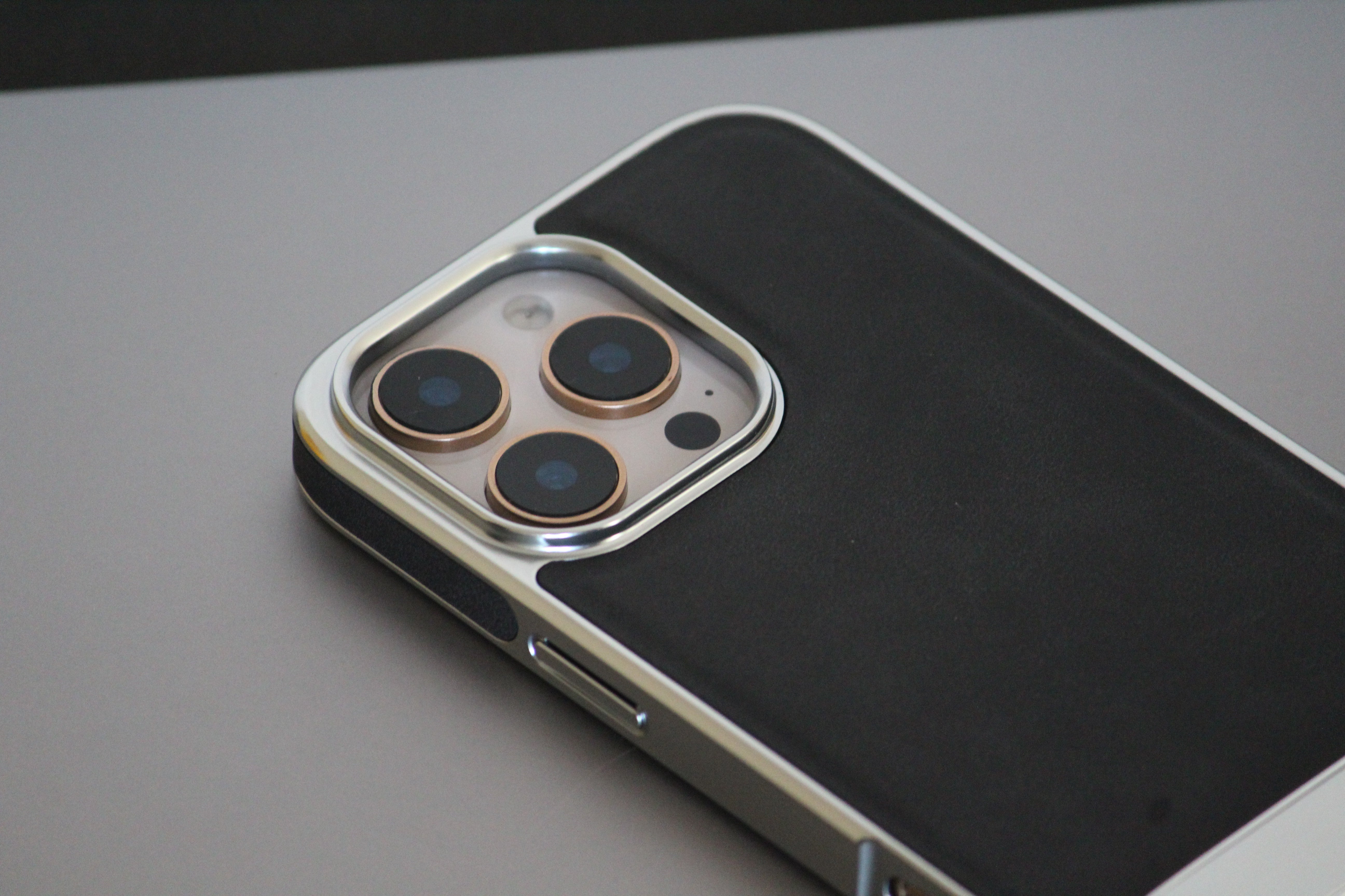 iPhone 16 Pro Alcantara Leather Cover - slim profile