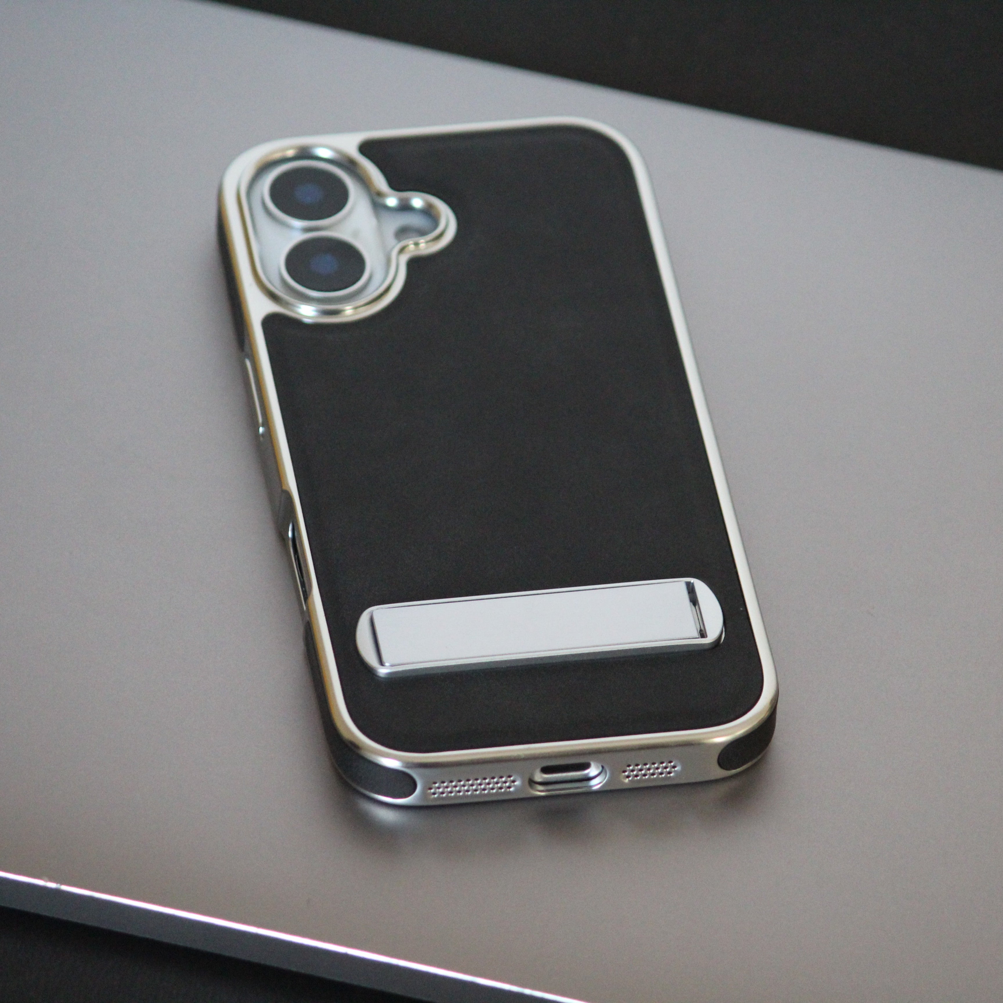 iPhone 17 Alcantara Leather Cover - protective case detail