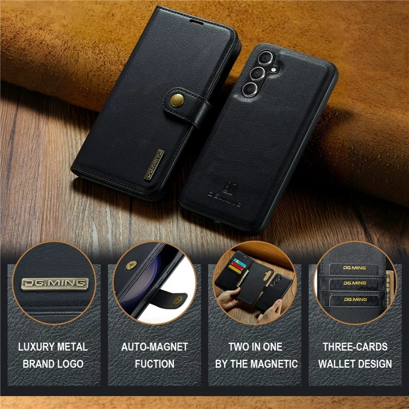 Samsung Galaxy S25 Series Two-In-One Wallet Style Leather Flip Cover - colour options