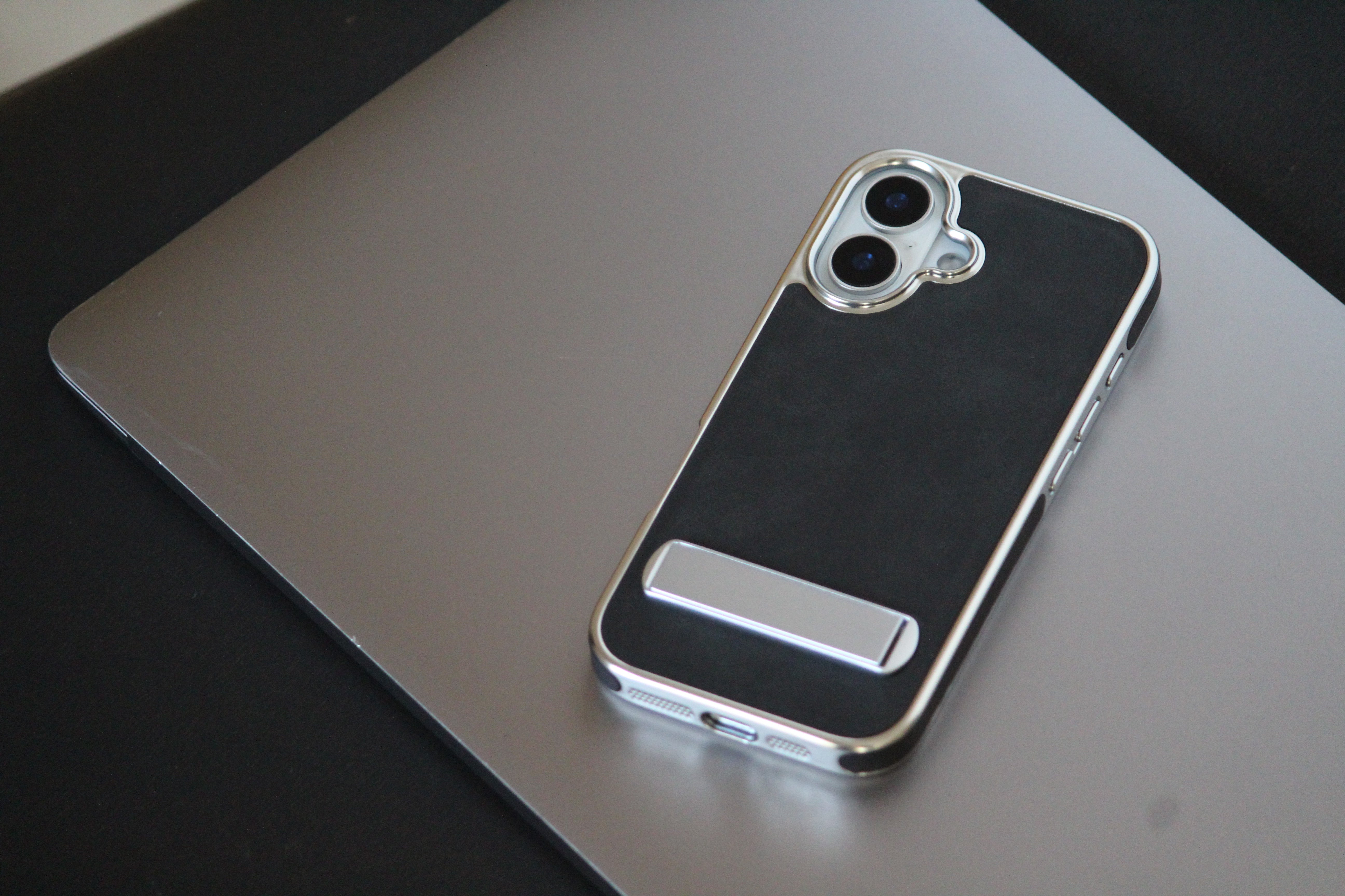 iPhone 17 Alcantara Leather Cover - slim profile