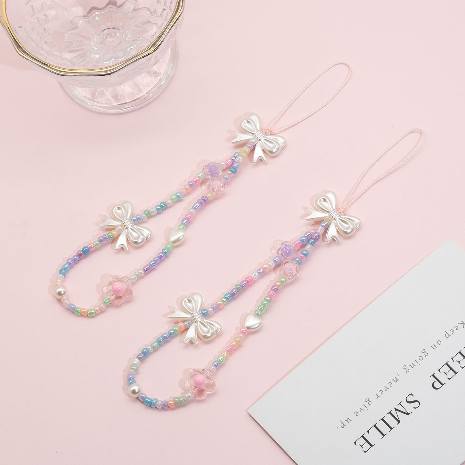 Bowknot Colourful Phone Charm - lifestyle