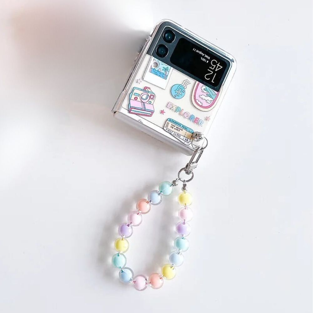 Samsung Galaxy Z Flip 3 Traveller Badges Case - slim profile