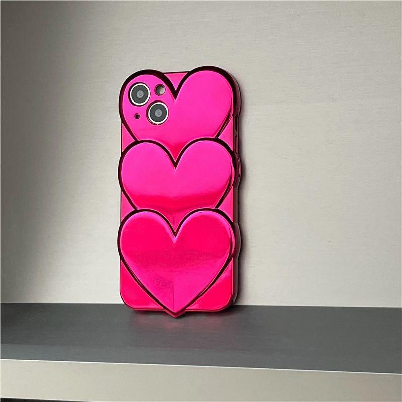Elegant Hearts Glossy Cover iPhone cover – JustAndBest India
