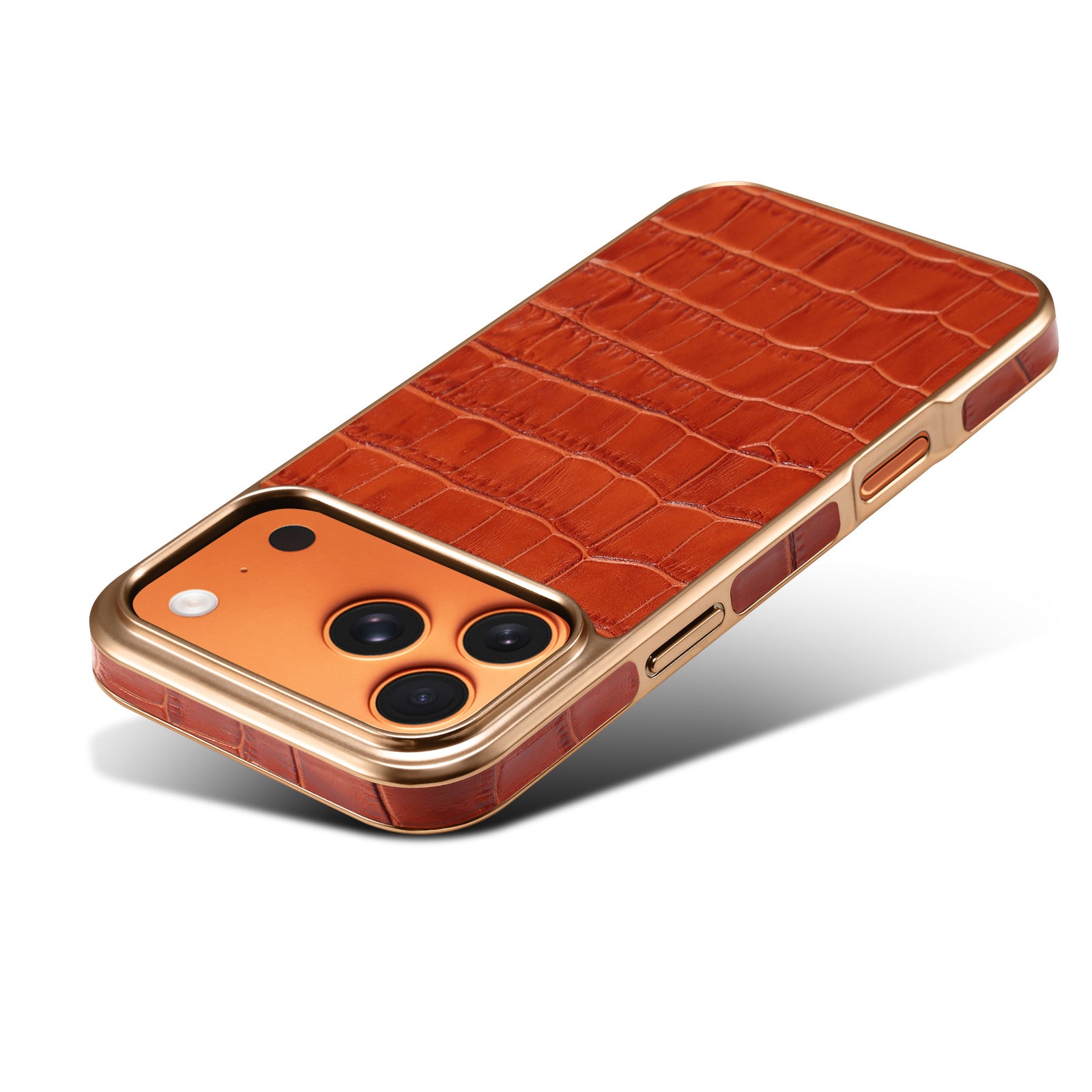 iPhone 17 Series Croco Pattern Leather Cover - colour options