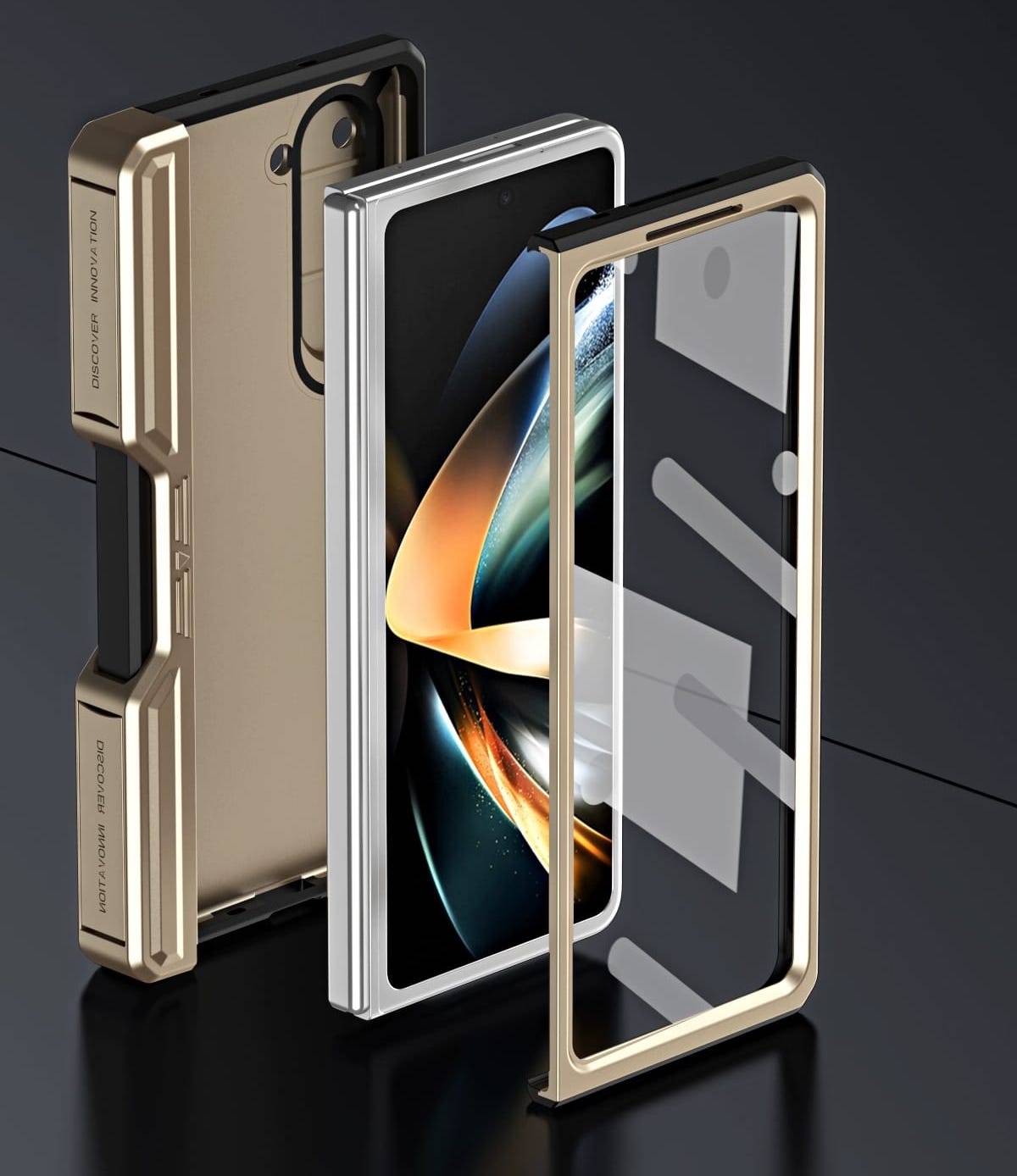 Samsung Galaxy Z Fold 4 Armour Protection Cover (with Stylus) - slim profile