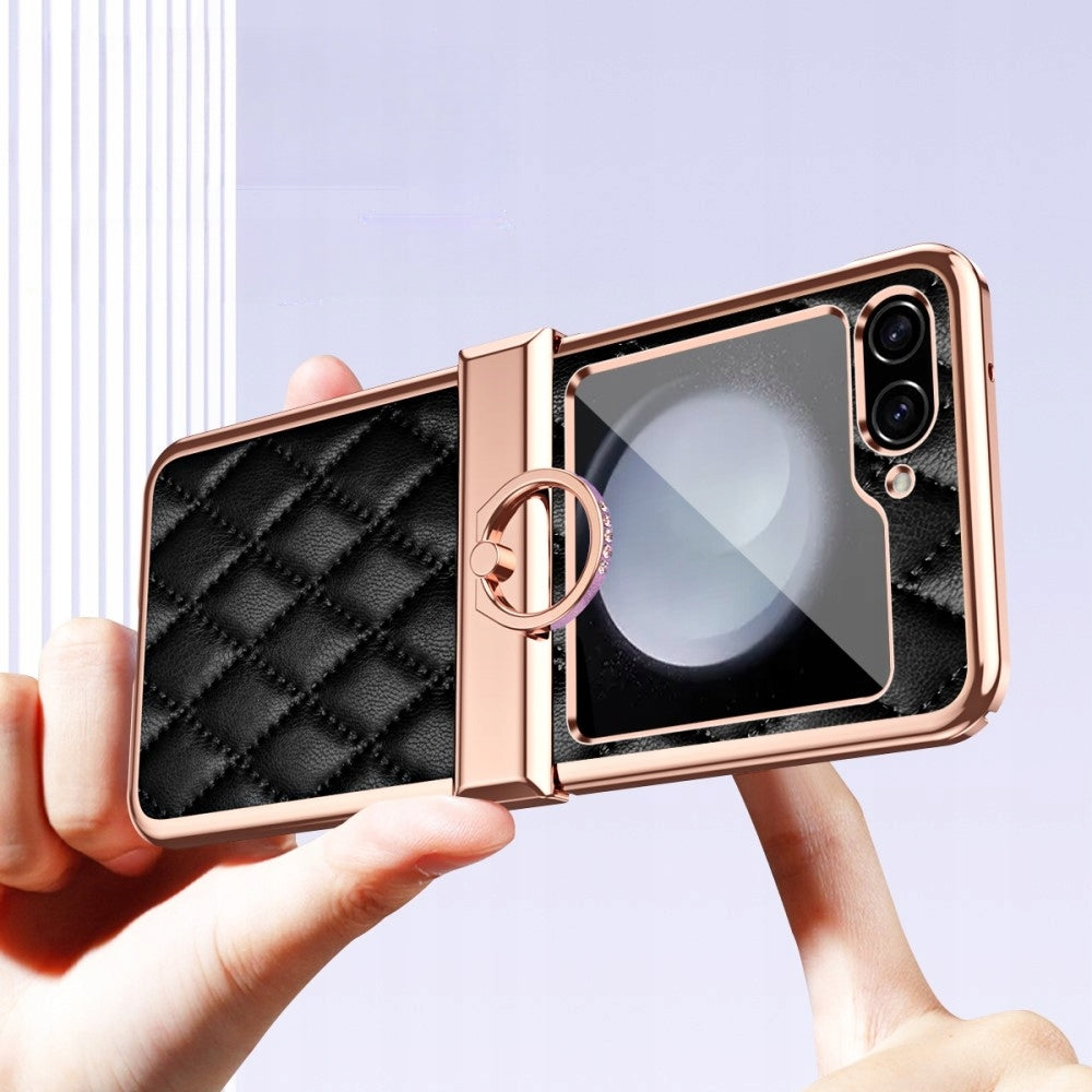 Luxury Ring Holder Premium Leather Cover – phone accessory by JustAndBest India