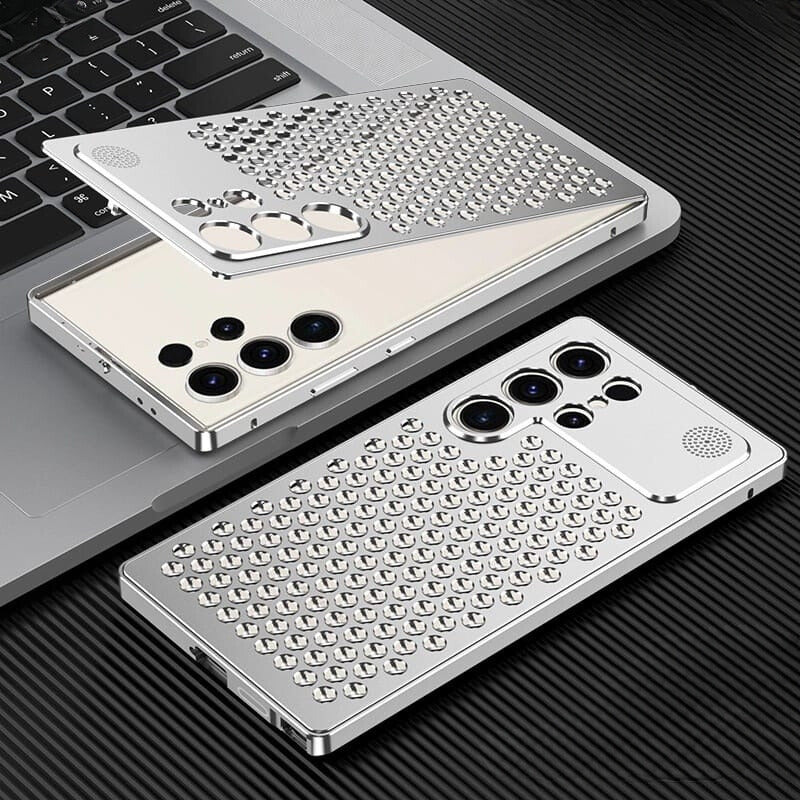 Samsung Galaxy S25 Ultra Royal Silver Metallic Cover - colour options