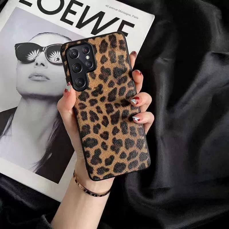 Samsung Galaxy S25 Series Leopard Style Matte Cover | Slim Matte Cover