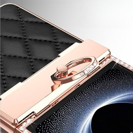 Luxury Ring Holder Premium Leather Cover – phone accessory by JustAndBest India