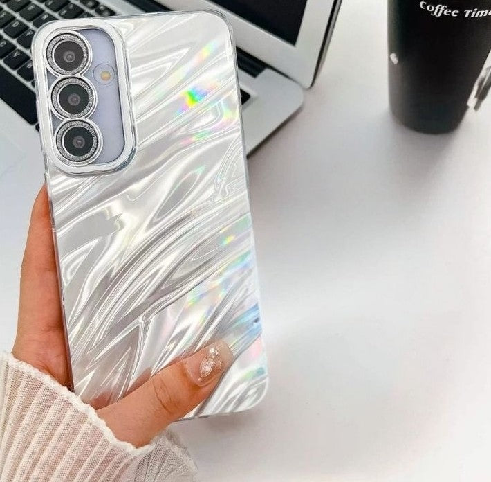Samsung Galaxy S25 Series Zazzy 3D Shining Effect Cover - phone case