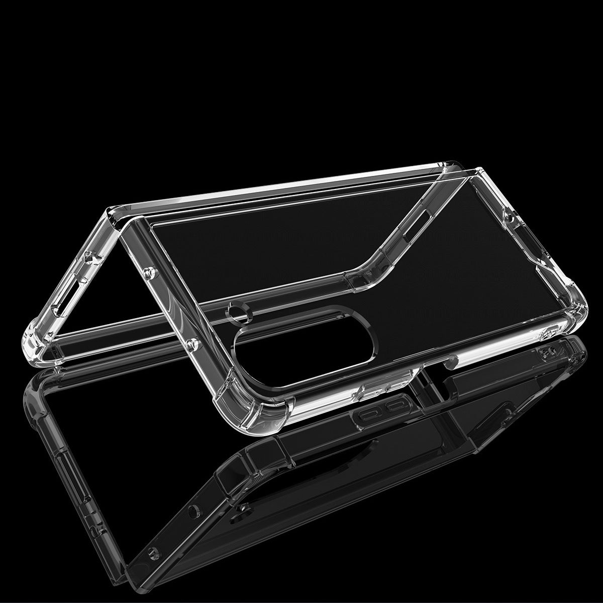 Samsung Galaxy Z Fold 5 Shockproof Transparent Cover - slim profile