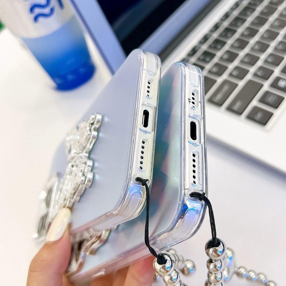 iPhone 15 3D Butterfly Holder Cover - slim profile