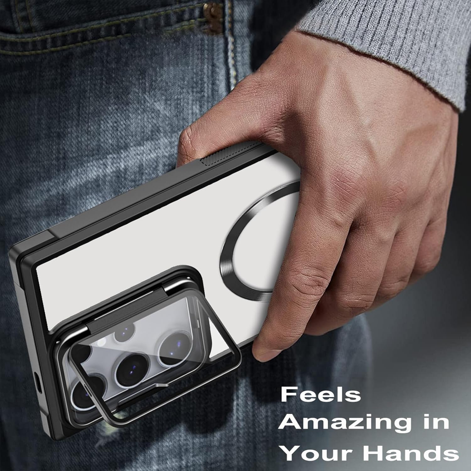 Samsung Galaxy S25 Air Cushioned Lens Protection Cover - lifestyle