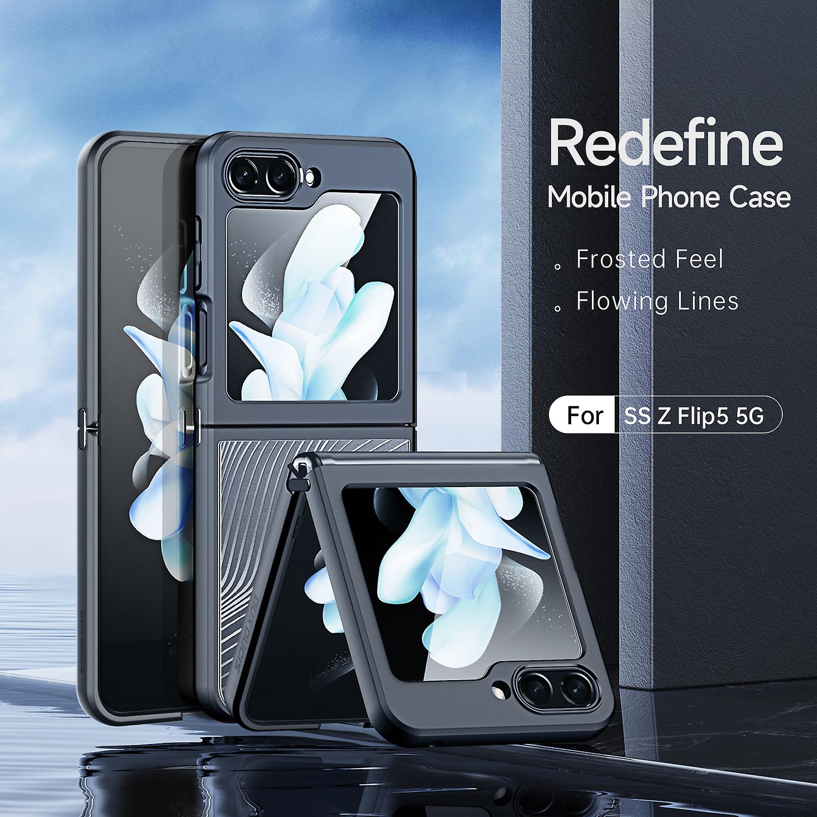 Samsung Galaxy Z Flip 5 Shockproof Transparent Cover (with Front Scree - protective case detail
