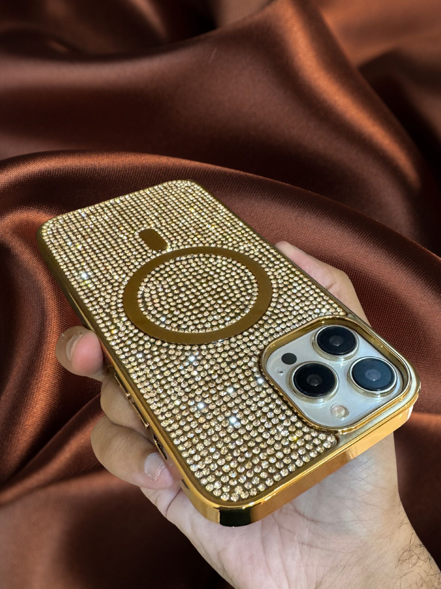 iPhone 15 Diamond Rhinestones Cover iPhone 15 Diamond Rhinestones Cover