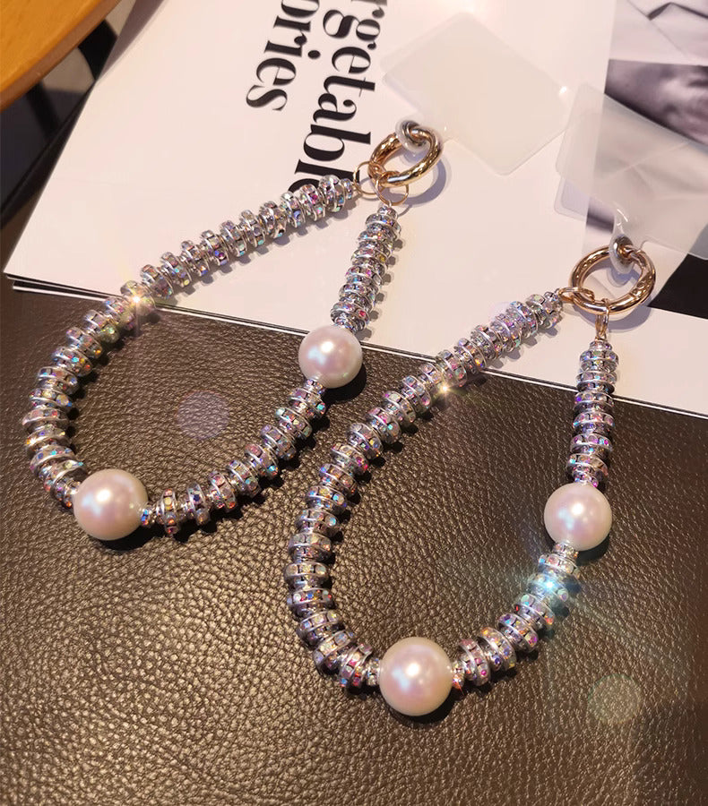 Luxury Pearls and Stones Phone Charm for Default Title - slim profile