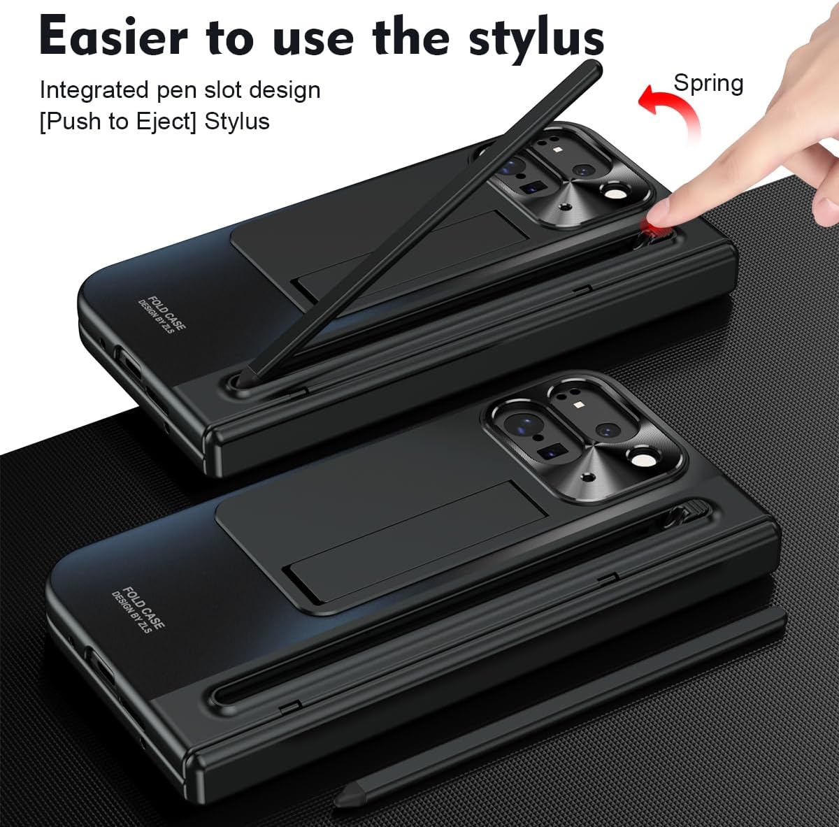 Google Pixel 10 Pro Fold Electroplated Cover (with Stylus and Front Gl - slim profile