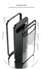 Google Pixel 10 Metallic Frosted Bumper Cover - case features