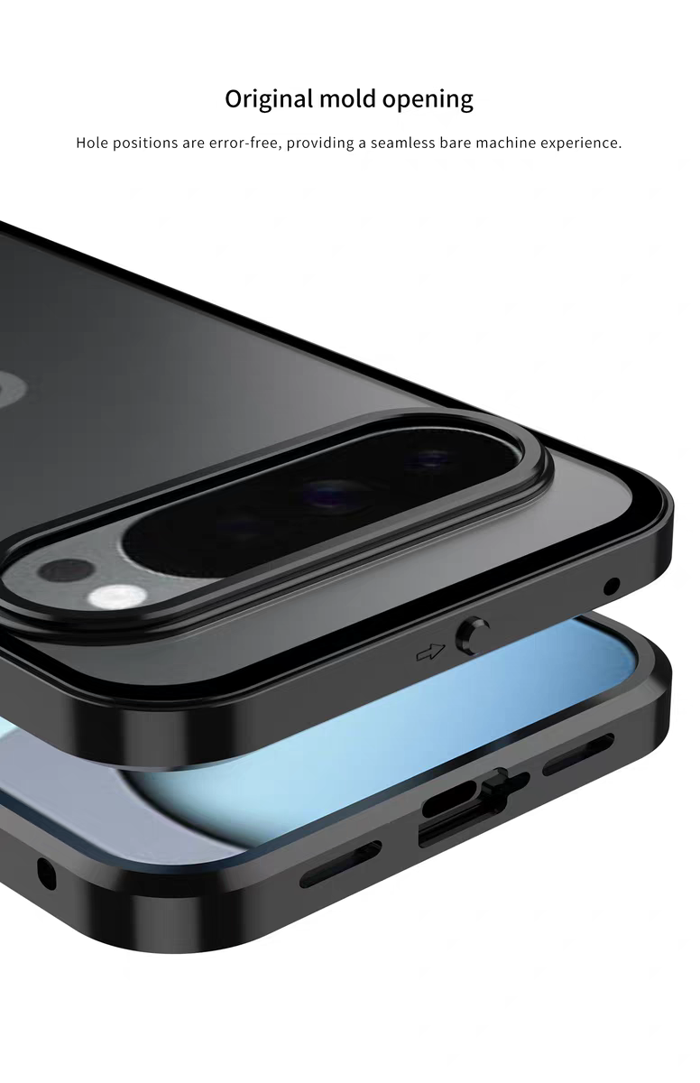 Google Pixel 10 Metallic Frosted Bumper Cover - protective case detail