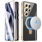 Samsung Galaxy S22 Ultra Gold Plated Protection Transparent Glass Cove - protective case detail