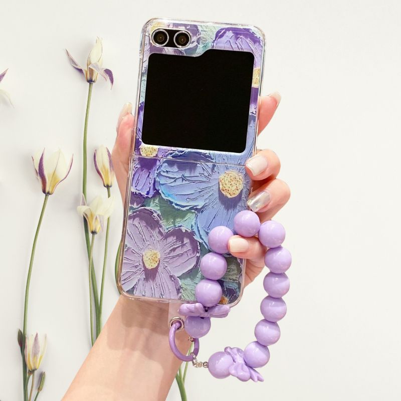 Cute Floral Glossy Lanyard Cover – phone accessory by JustAndBest India