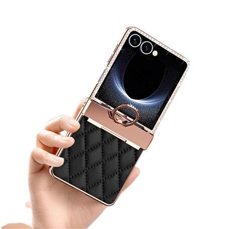 Luxury Ring Holder Premium Leather Cover – phone accessory by JustAndBest India