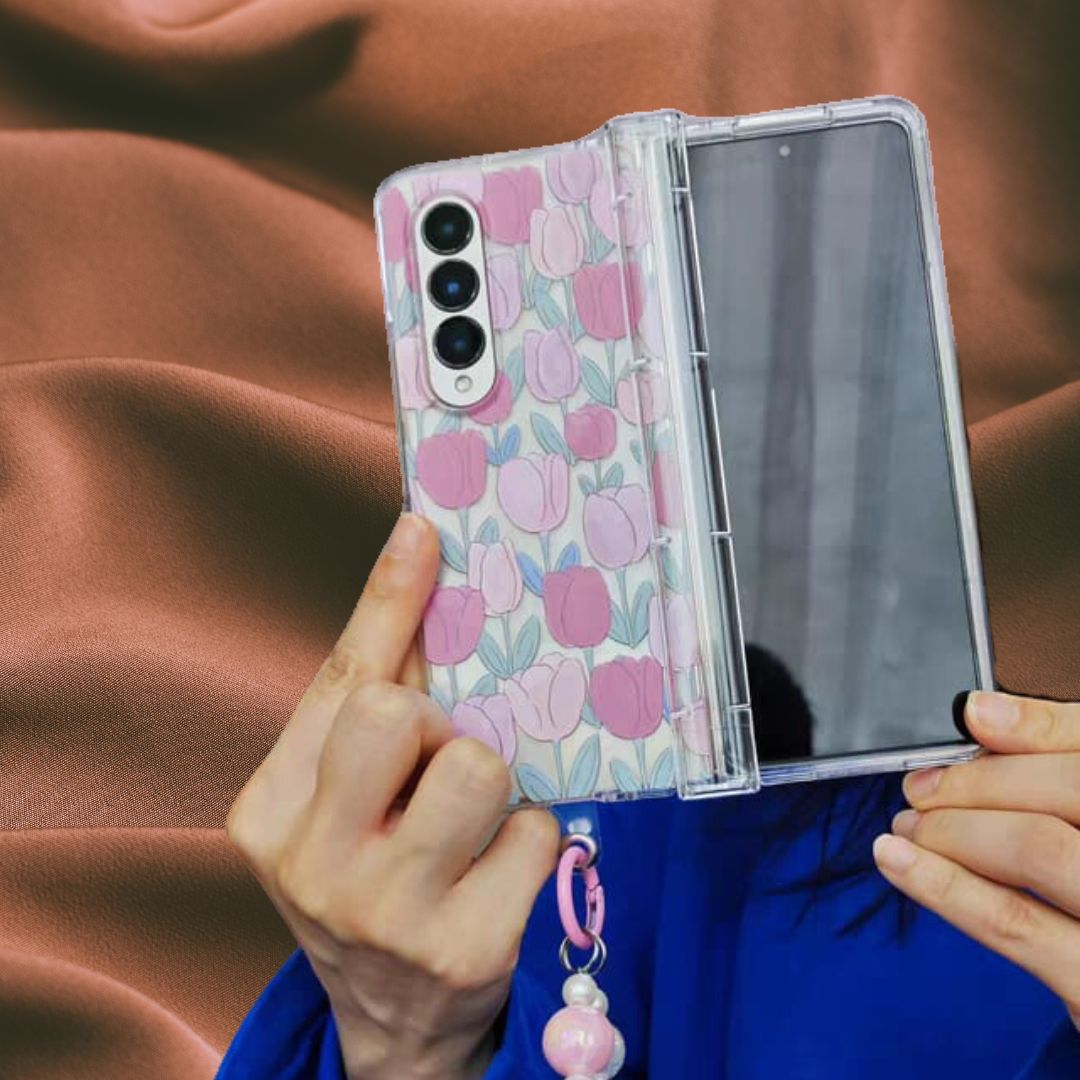 Samsung Galaxy Z Fold 3 Tulips Cover (with ) - colour options