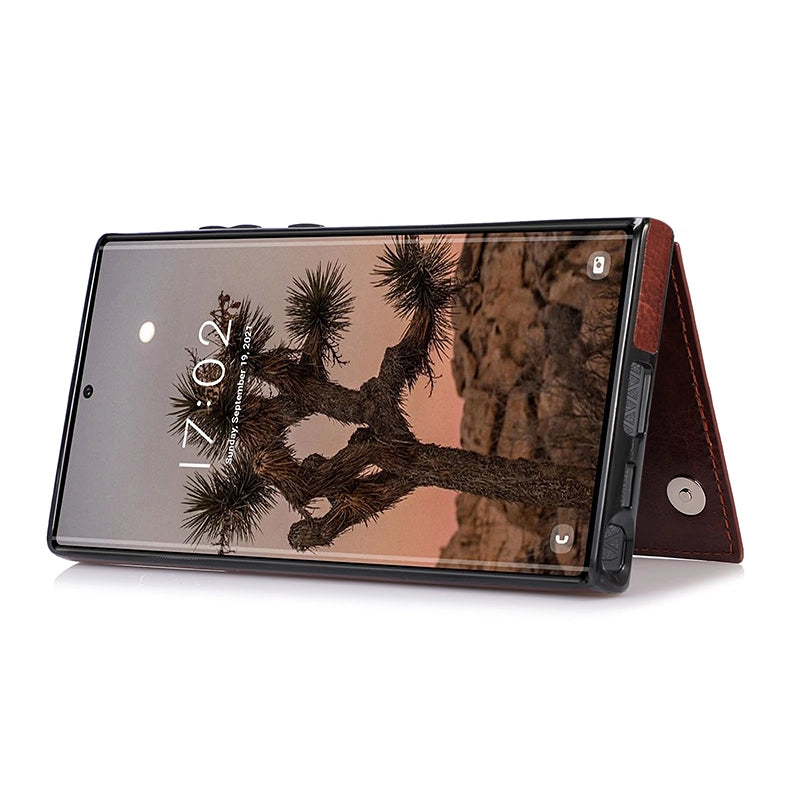 Luxury Wallet Style Premium Leather Cover iPhone cover – JustAndBest India