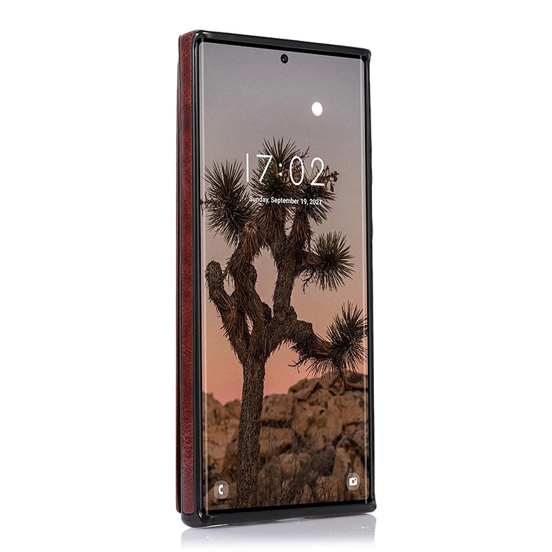 Luxury Wallet Style Premium Leather Cover iPhone cover – JustAndBest India