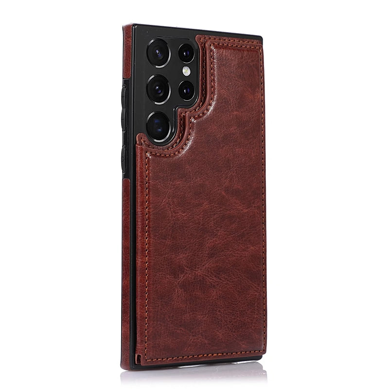 brown premium Leather Case