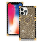 Gold Glitter Ring Holder Luxury Cover – phone accessory by JustAndBest India
