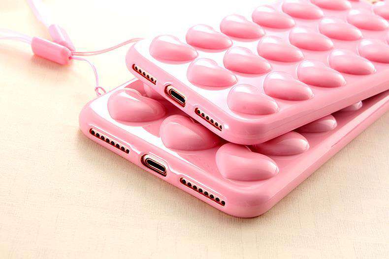 Pink Hearts Case for iphone