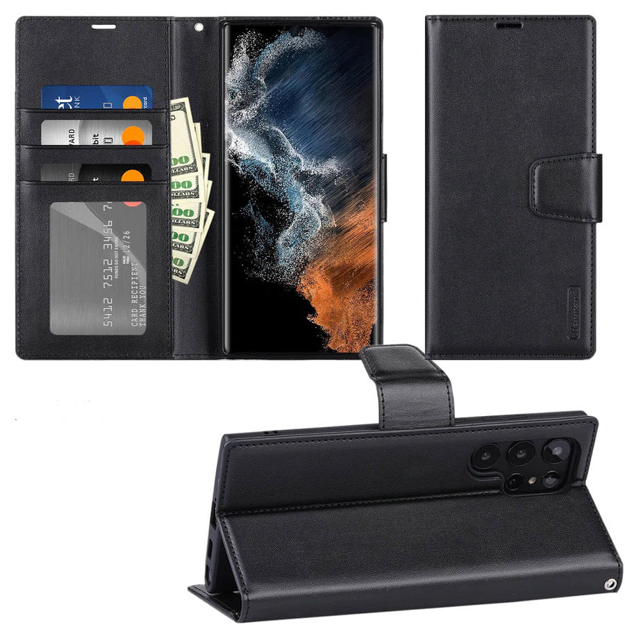 Two-In-One Wallet Style Premium Leather Luxury Flip Case