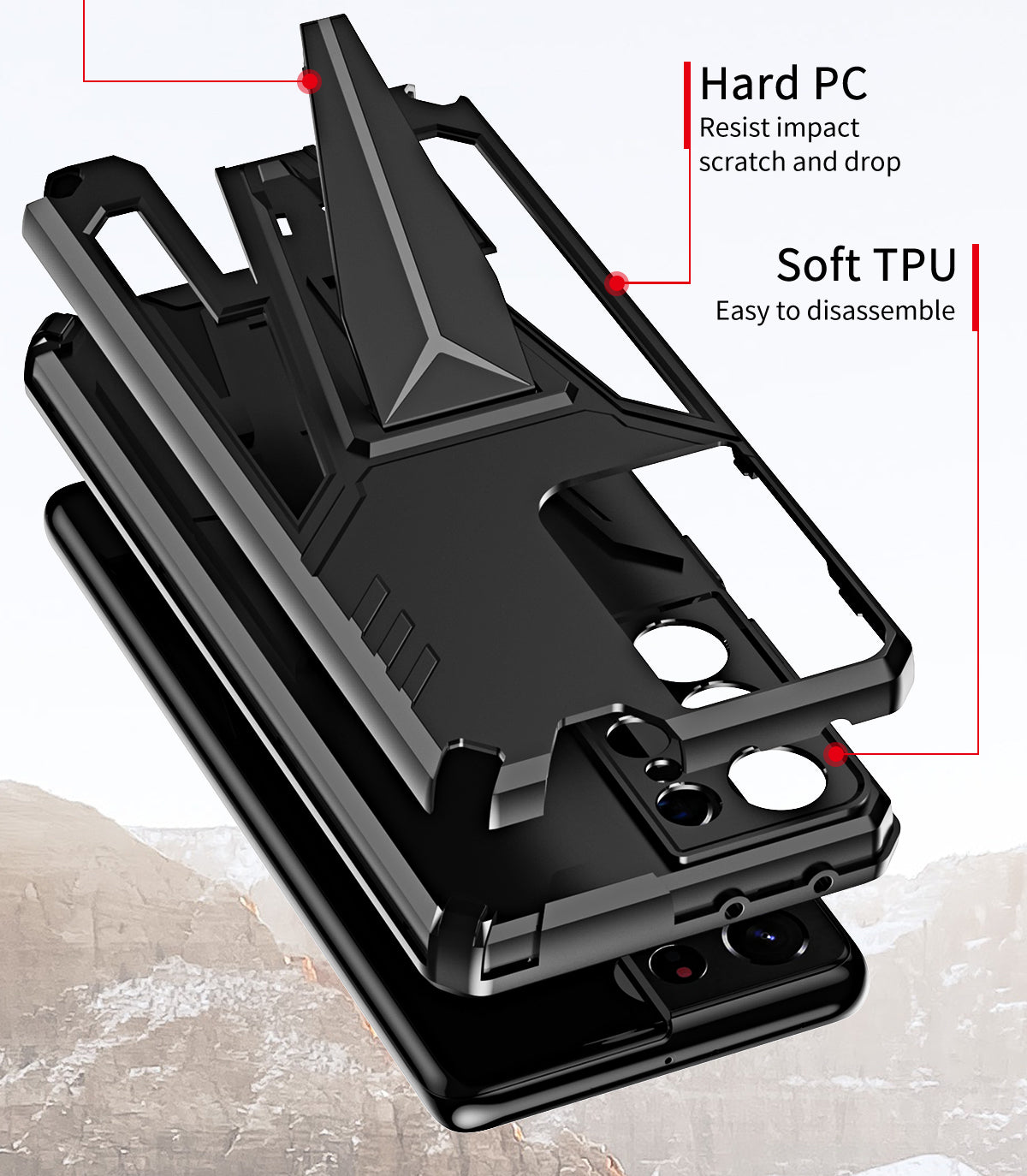 Dual Layer Premium Armour Case iPhone cover – JustAndBest India