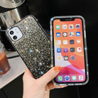Black & Silver Gradient Rhinestones Samsung Galaxy S20 cover