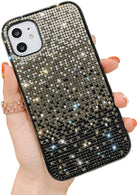 Black Rhinestones Cover for iPhone