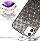 Black Rhinestones Bling Luxury Cover for iPhone