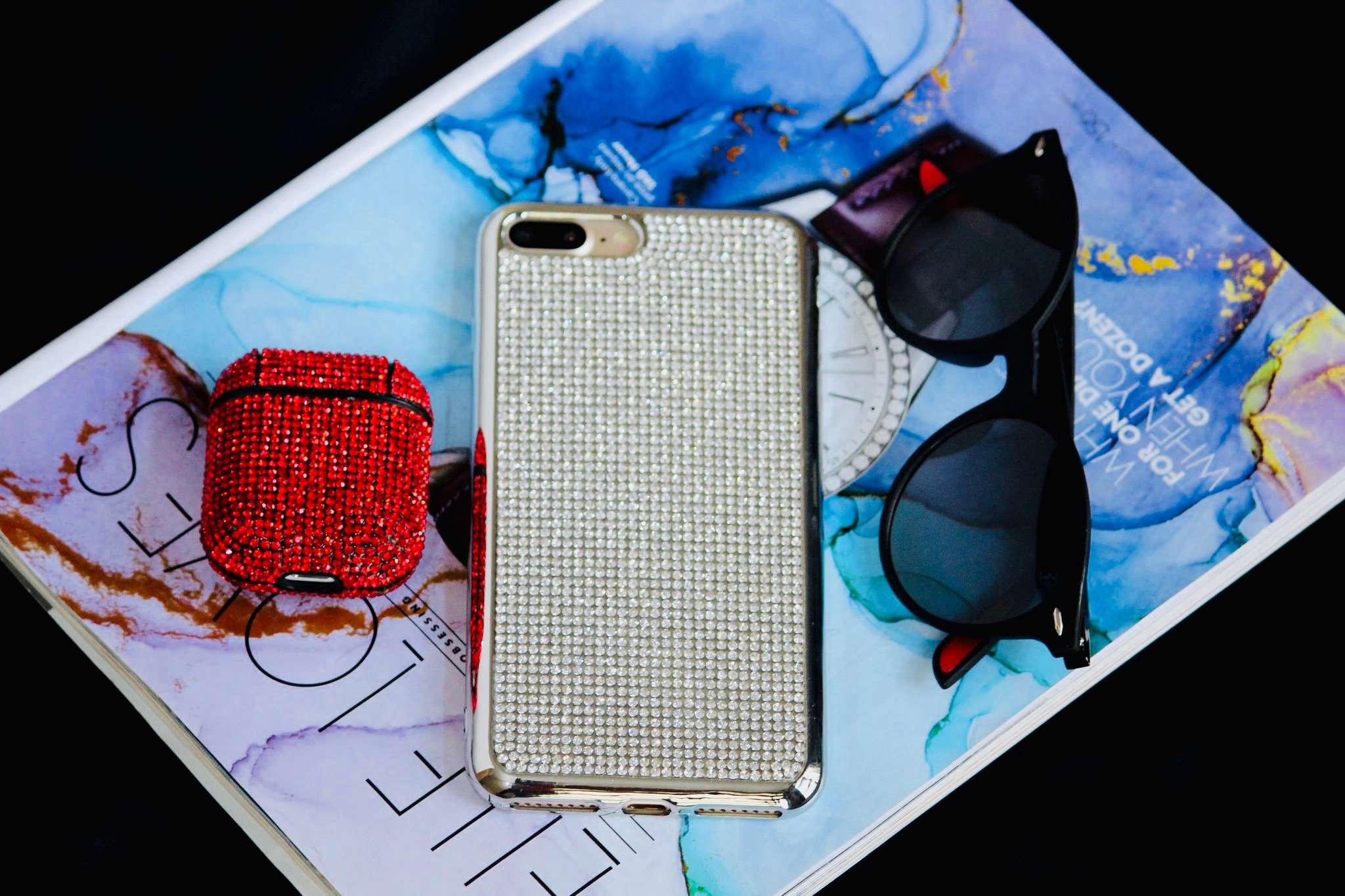 Bling Diamond Rhinestones Luxury Cover iPhone cover – JustAndBest India