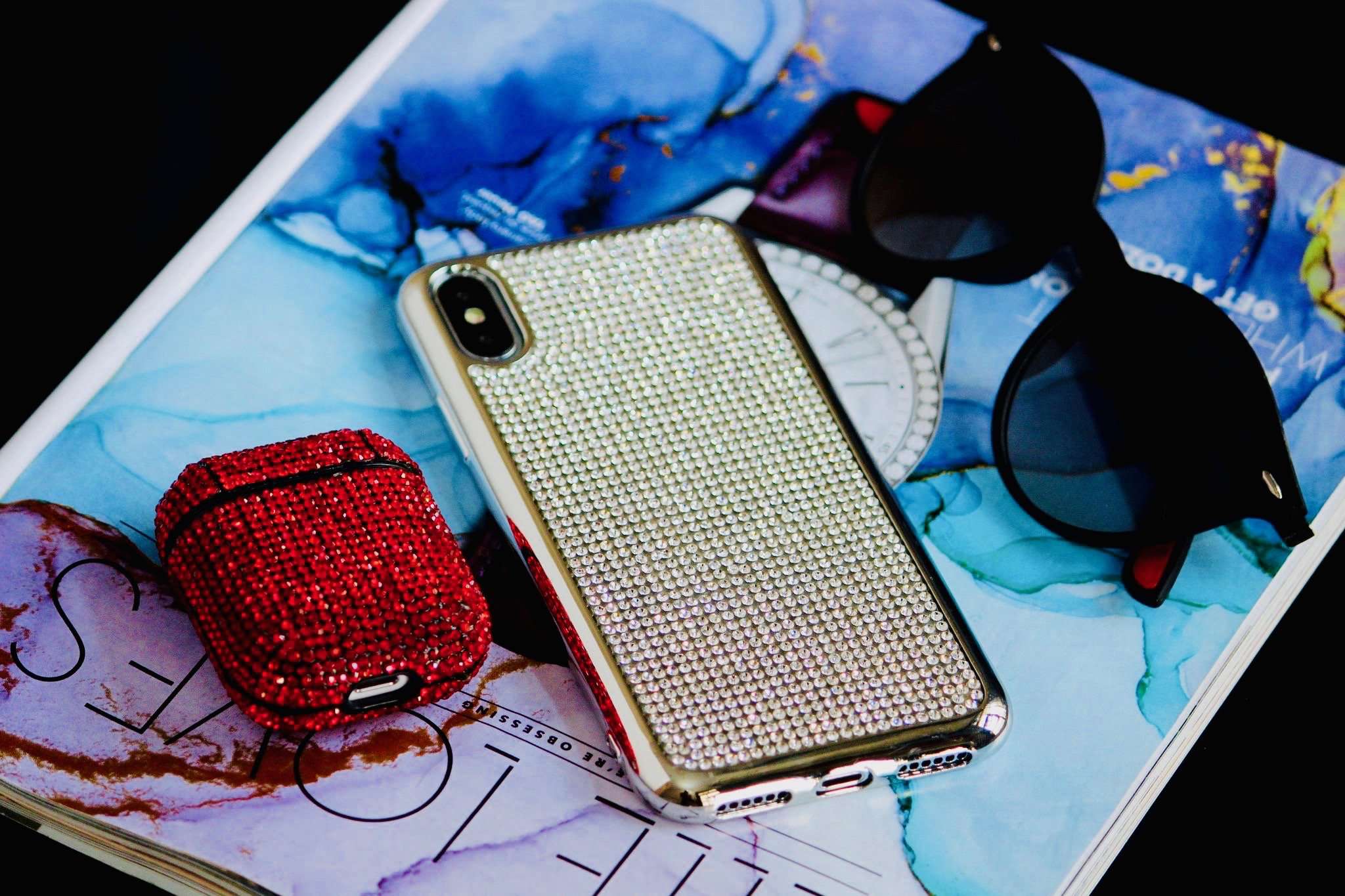 Bling Diamond Rhinestones Luxury Cover iPhone cover – JustAndBest India