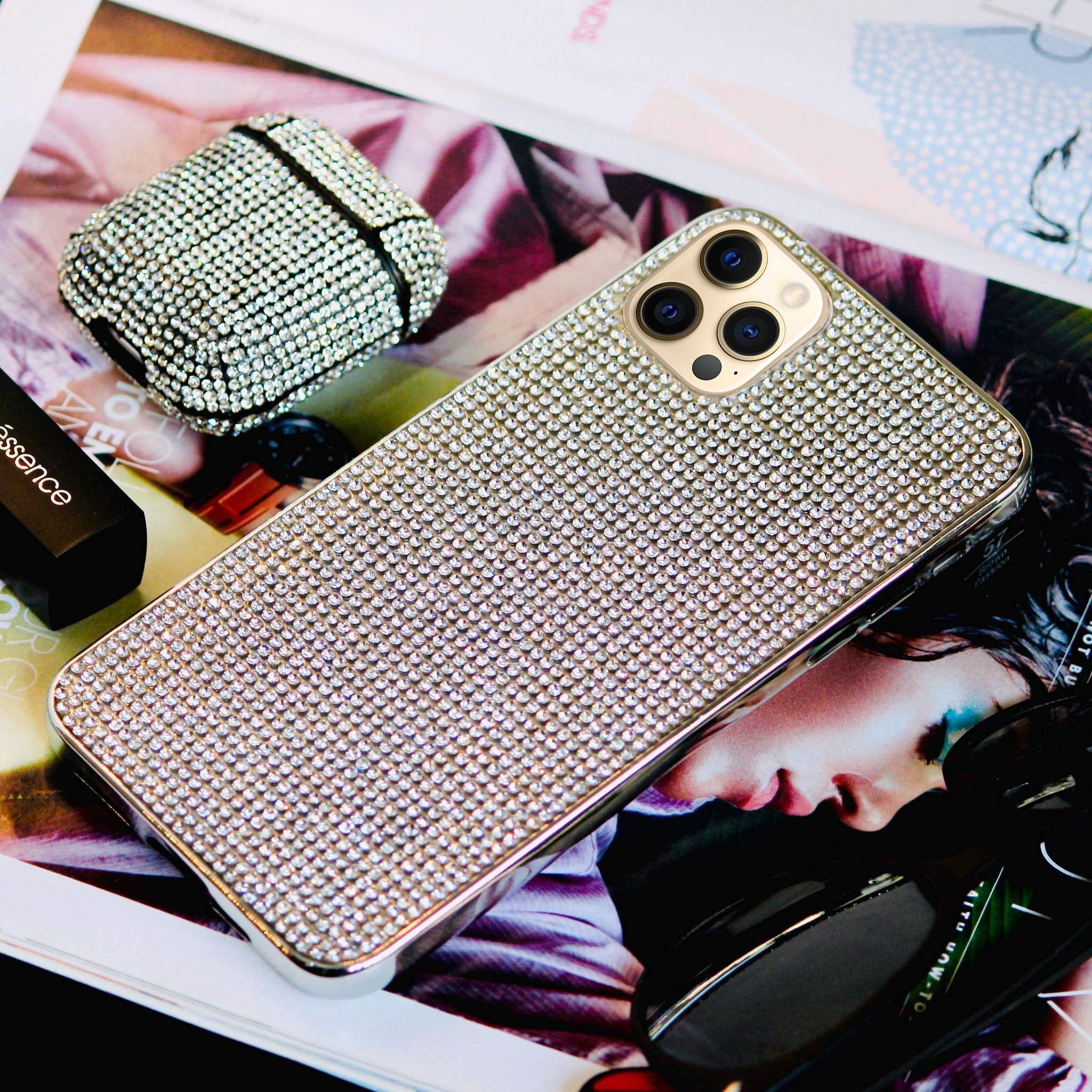 Bling Diamond Rhinestones Luxury Cover (Available for iPhone 11 / 11 Pro / 11 Pro Max) – JustAndBest India