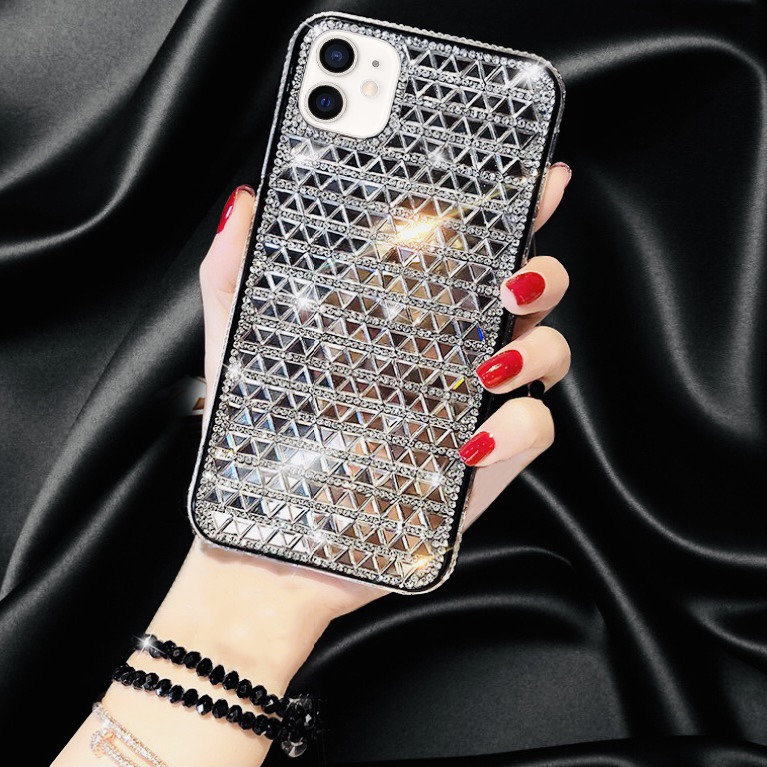 Bling Diamond Rhinestones Mirrors Luxury Cover iPhone cover – JustAndBest India