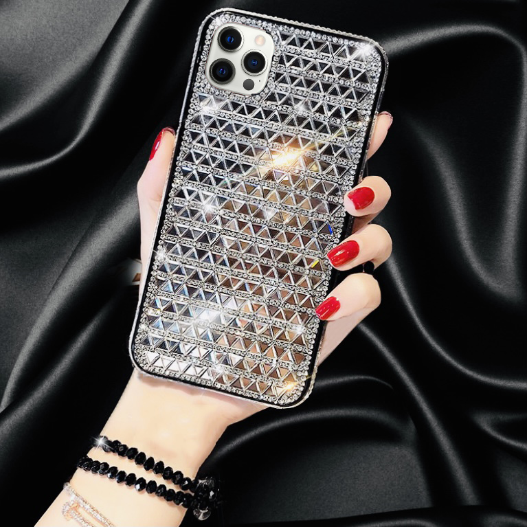 Bling Diamond Rhinestones Mirrors Luxury Cover iPhone cover – JustAndBest India