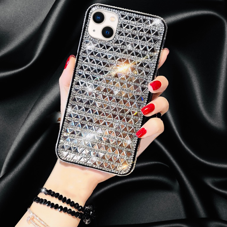 Bling Diamond Rhinestones Mirrors Luxury Cover iPhone cover – JustAndBest India