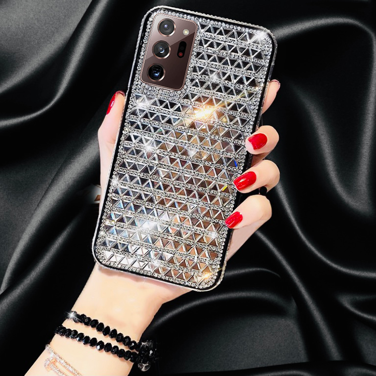 Bling Diamond Rhinestones Mirrors Cover for Galaxy Note 20 