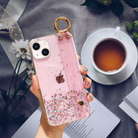 Bling Glitter Hand Strap Case for iPhone 13