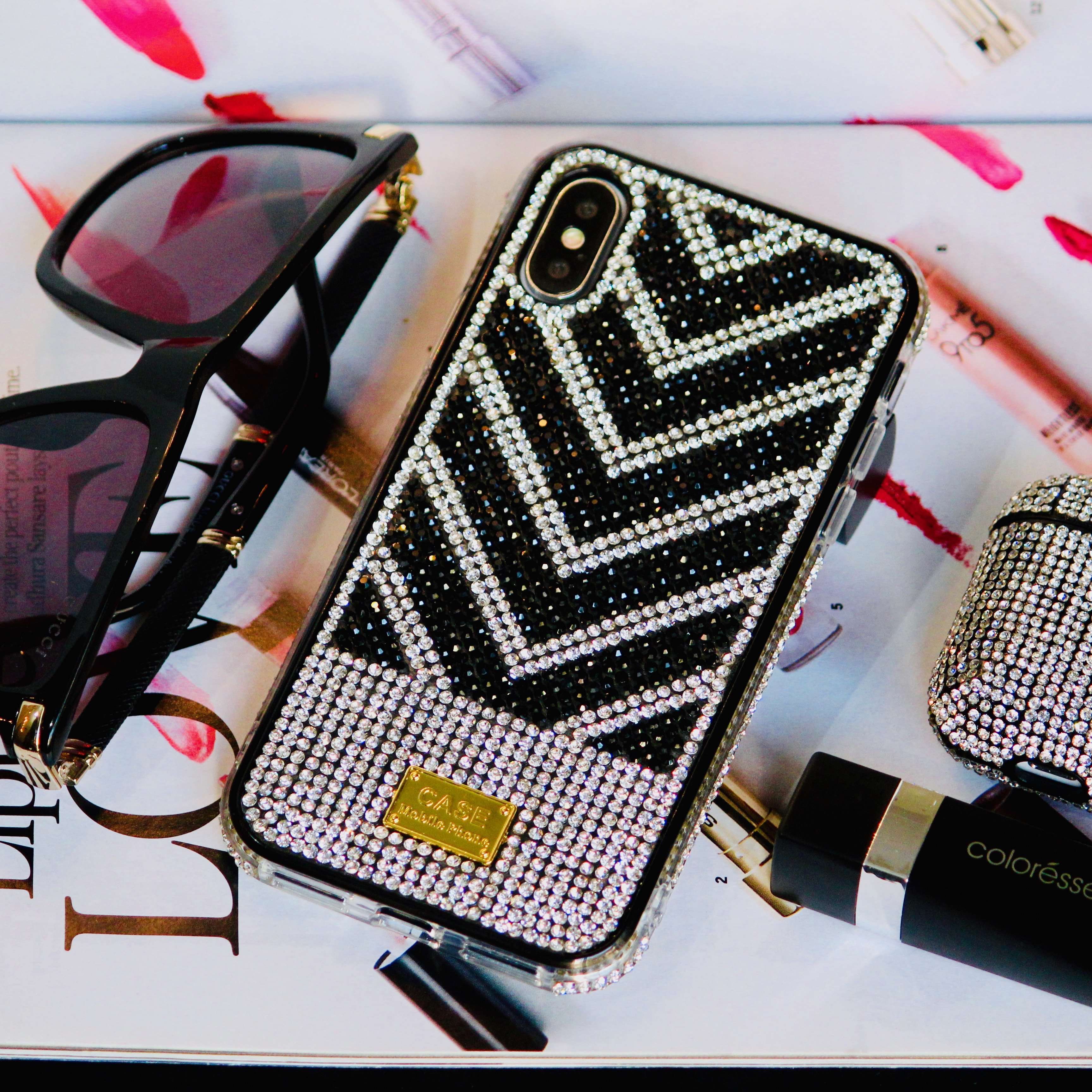 Bling Rhinestones Premium Luxury Cover iPhone cover – JustAndBest India