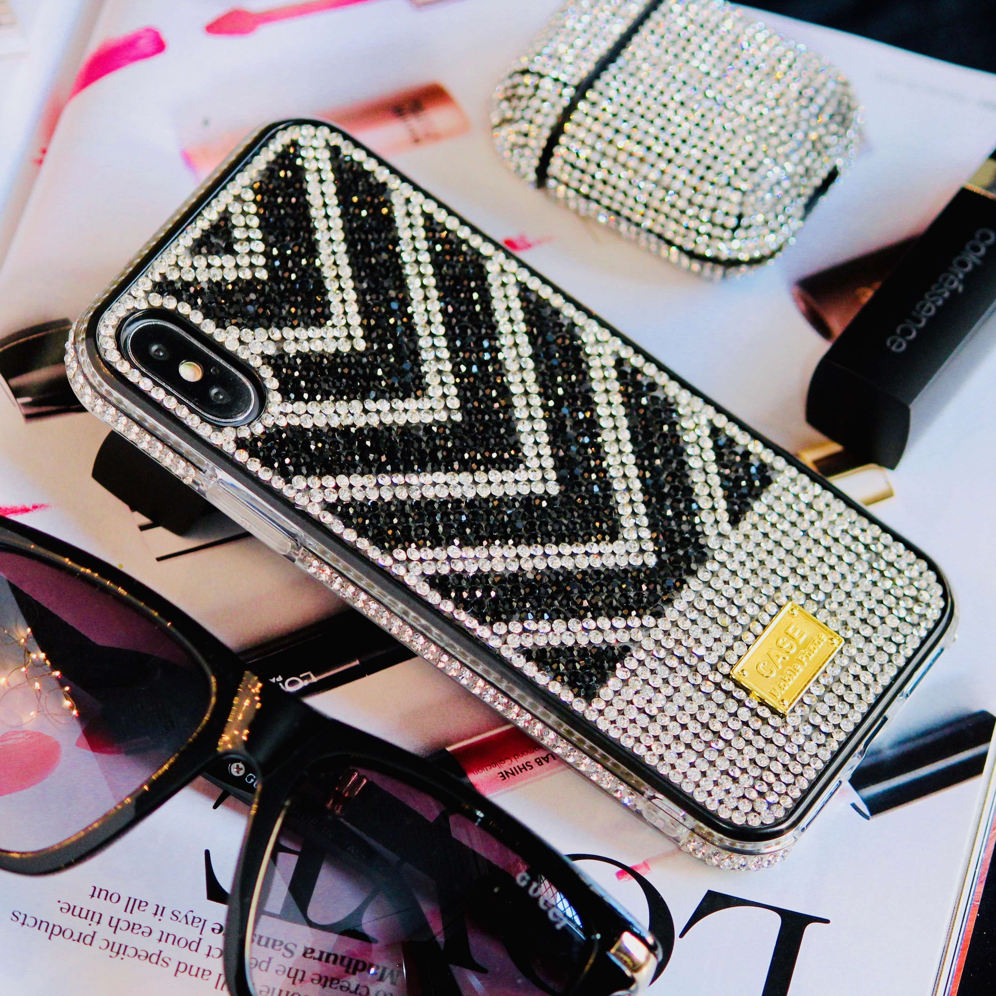 Bling Rhinestones Premium Luxury Cover iPhone cover – JustAndBest India